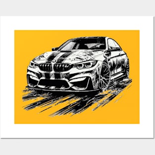 BMW M4 Posters and Art